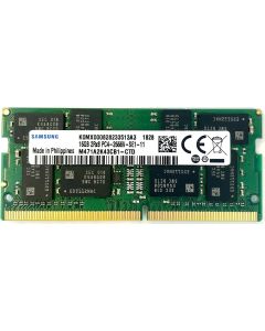 Samsung 16GB DDR4 PC4-21300, 2666MHZ, 260 PIN SODIMM, 1.2V, CL 19 laptop ram memory module