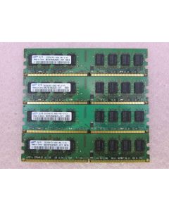 Samsung M378T5663QZ3-CF7 8GB 4 x 2GB PC2-6400U DDR2 800 Double Sided Memory Kit