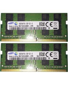 2x 16GB 32GB RAM DDR4 2133 Mhz Samsung SO DIMM PC4-17000 for Skylake Laptops